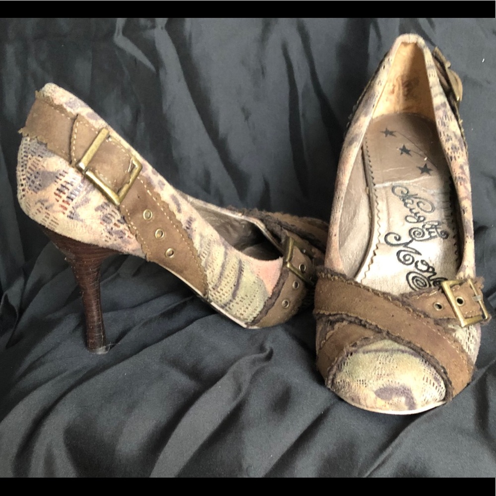 The Bomb Green Naughty Monkey Stilettos